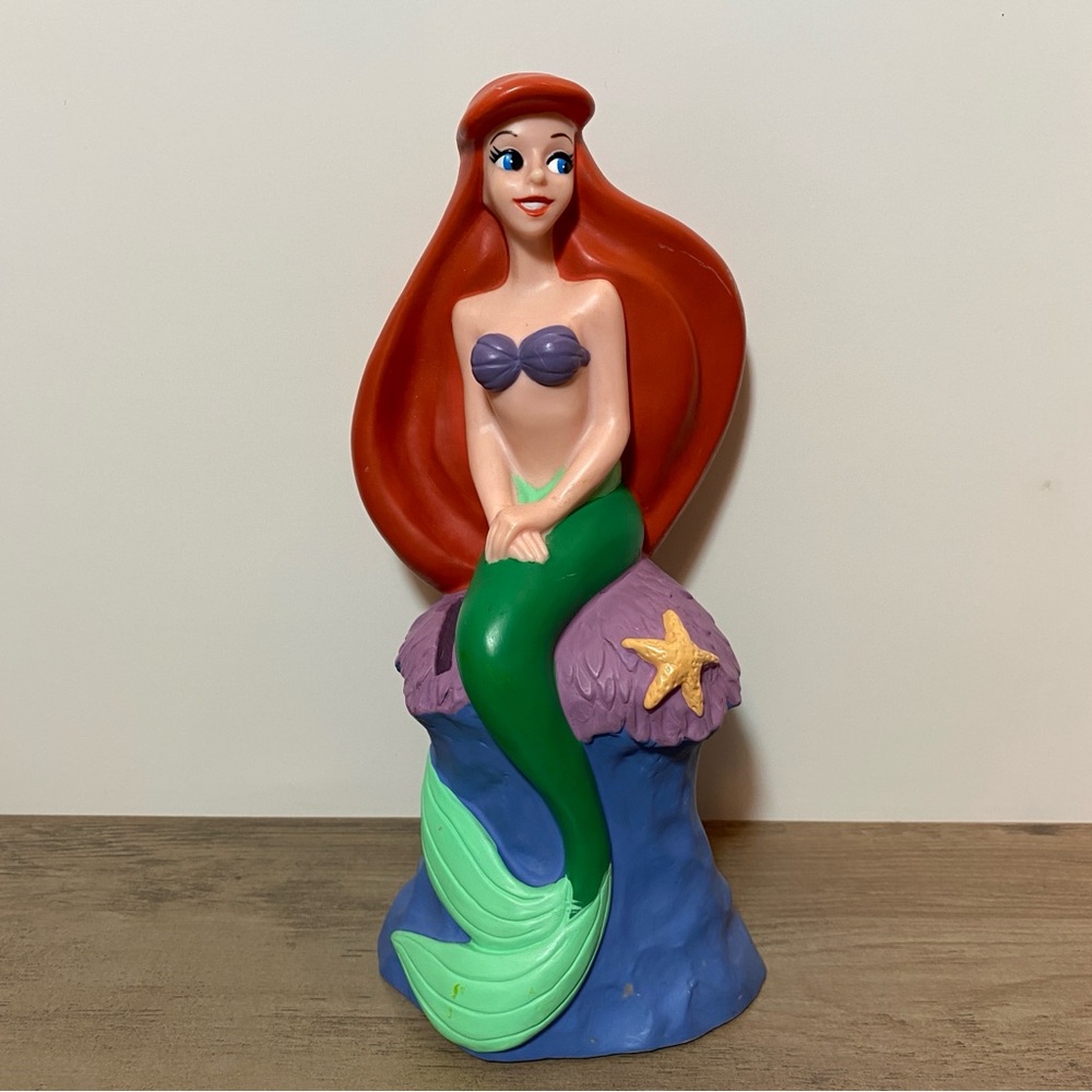Disney The Little Mermaid Coin Bank No Plug Early 2000s